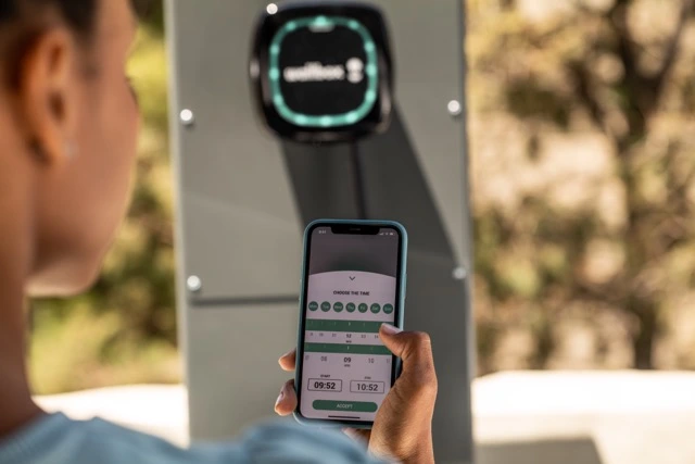 Pulsar plus Ev wallbox charging app